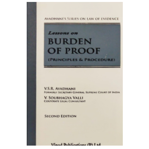 Lessons on Burden of Proof